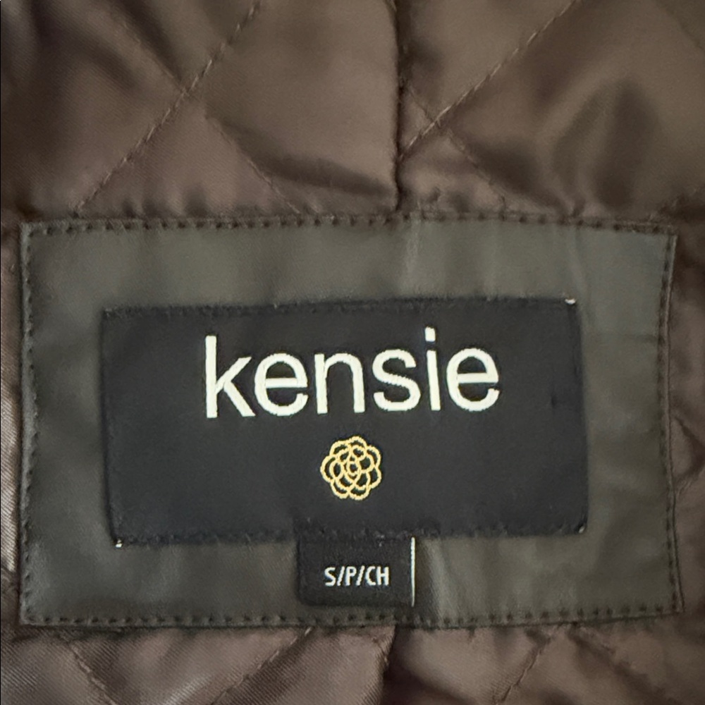 KENSIE Women’s Corduroy Trim Coated Wax Barn Jacket Size Small - Picture 2 of 14